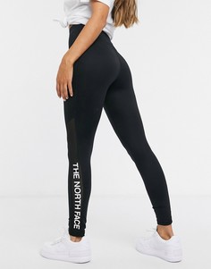 Черные леггинсы с завышенной талией The North Face TNL-Черный