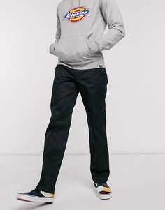 Черные брюки прямого кроя в рабочем стиле Dickies 874-Черный