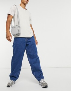 Синие свободные джинсы ASOS DESIGN-Синий