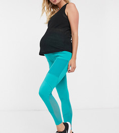 Леггинсы с моделирующим эффектом и карманом ASOS 4505 Maternity-Зеленый