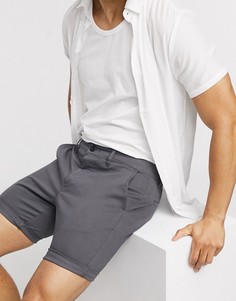 Черные шорты чиносы скинни ASOS DESIGN-Черный
