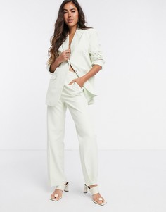 Брюки мятного цвета ASOS DESIGN-Зеленый
