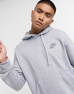 Светло-синий худи Nike-Темно-синий