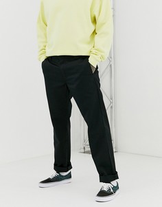 Черные суженные книзу брюки Carhartt WIP-Черный