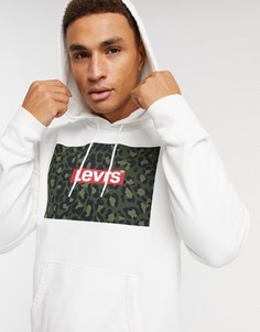 Белое худи с графичным принтом Levis-Белый Levis®