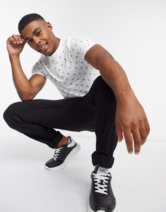 Узкая футболка Calvin Klein Jeans-Белый
