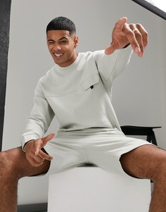 Свитшот от комплекта мятного цвета с карманом Jack & Jones Core-Зеленый