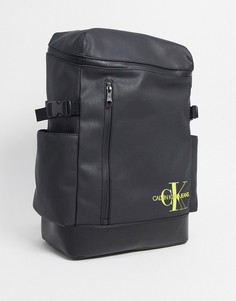Рюкзак на молнии объемом 45 л из хлопка с покрытием Calvin Klein Jeans-Черный