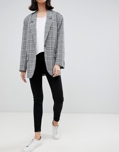 Черные джинсы скинни с заниженной талией ASOS DESIGN whitby-Черный