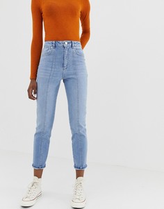 Голубые узкие джинсы в винтажном стиле ASOS DESIGN farleigh-Синий