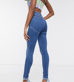 Выбеленные джинсы скинни ASOS DESIGN Tall-Синий
