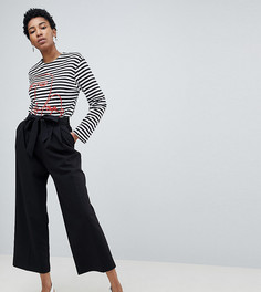 Кюлоты с поясом ASOS DESIGN Tall-Черный