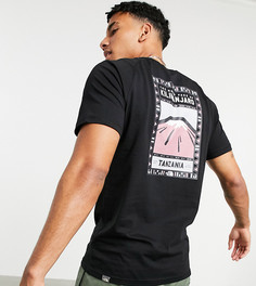 Черная/розовая футболка The North Face Faces эксклюзивно на ASOS-Черный