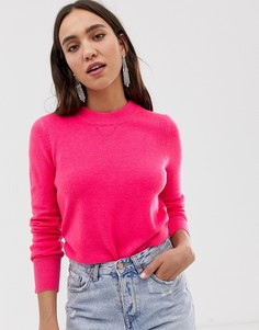 Розовый джемпер с круглым вырезом River Island