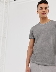 Выбеленная футболка Cheap Monday-Черный