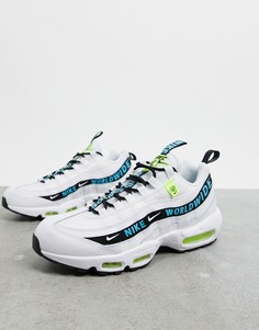 Белые кроссовки Nike Air Max 95 SE-Белый