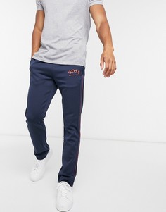 Узкие джоггеры BOSS Athleisure-Темно-синий
