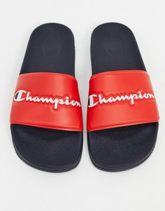 Черные/красные сандалии Champion Varsity 2.0-Черный