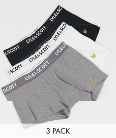 Набор из 3 боксеров-брифов разных цветов Lyle & Scott-Мульти