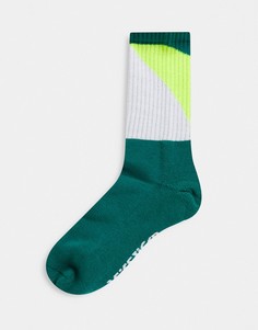 Набор из 3 пар зеленых носков Asics Gel-lyte-Зеленый