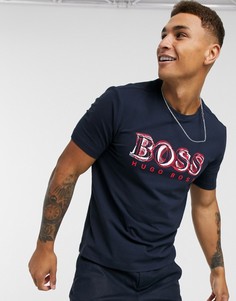 Футболка BOSS Athleisure 4-Темно-синий