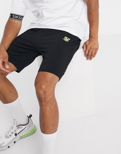 Свободные шорты от комплекта в черно-желтой гамме SikSilk-Черный
