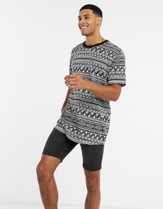Футболка с принтом Jack & Jones-Белый