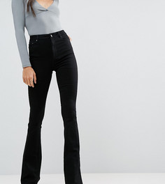Черные расклешенные джинсы ASOS DESIGN Tall-Черный
