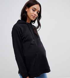 Худи с разрезами по бокам ASOS DESIGN Maternity-Черный