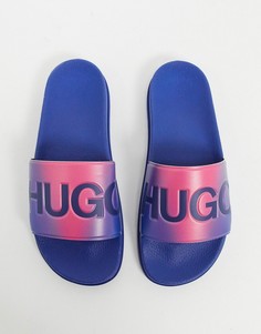 Розовые шлепанцы HUGO-Розовый