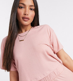 Розовый топ эксклюзивно для ASOS DESIGN Tall-Серый