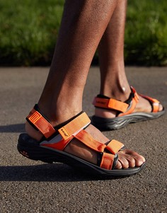 Оранжевые походные сандалии Hi-Tec Ula Raft-Оранжевый