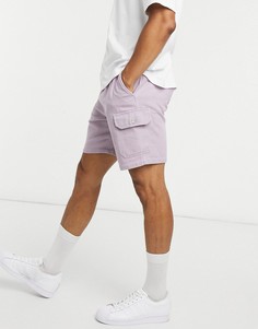 Джинсовые шорты лавандового цвета без застежек River Island-Зеленый
