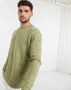 Фактурный джемпер Tommy Jeans-Зеленый