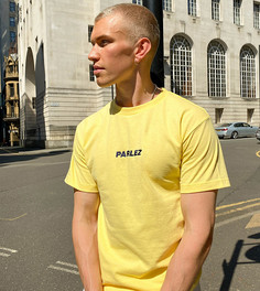 Желтая футболка с вышивкой Parlez эксклюзивно для ASOS-Желтый