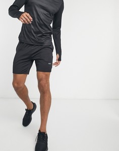 Черные спортивные шорты из быстросохнущей ткани ASOS 4505-Черный