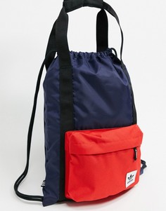 Темно-синяя спортивная сумка adidas Originals Premium Essentials-Мульти
