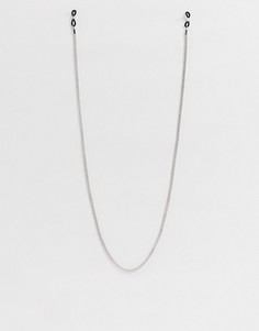 Серебристая цепочка для солнцезащитных очков Icon Brand-Серебряный