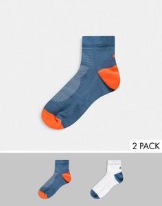 Набор из 2 пар легких разноцветных носков Asics-Мульти