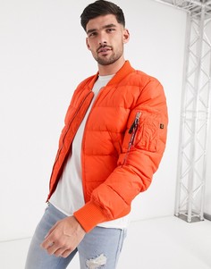Оранжевая нейлоновая куртка Alpha Industries-Оранжевый
