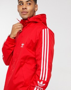 Красная ветровка на молнии adidas Originals Lock Up West-Красный