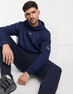 Темно-синий худи addias Originals