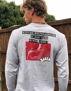 Лонгслив Vans x Baker-Серый