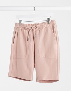 Розовые трикотажные шорты Topman-Розовый