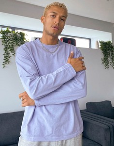 Выбеленный свободный лонгслив ASOS DESIGN-Бежевый