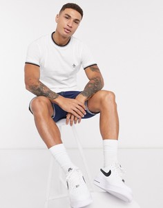 Белая футболка с окантовкой и логотипом Original Penguin-Белый