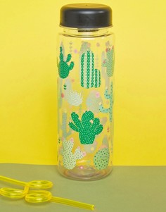 Бутылка для воды с кактусами Sass & Belle-Мульти