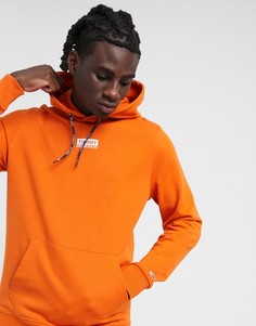 Оранжевый худи с логотипом на груди Tommy Jeans