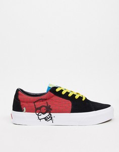 Низкие кеды с принтом "El Barto" Vans X The Simpsons SK8-Мульти