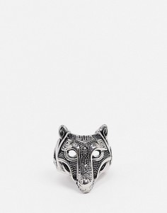 Серебристое кольцо из нержавеющей стали ASOS DESIGN-Серебряный